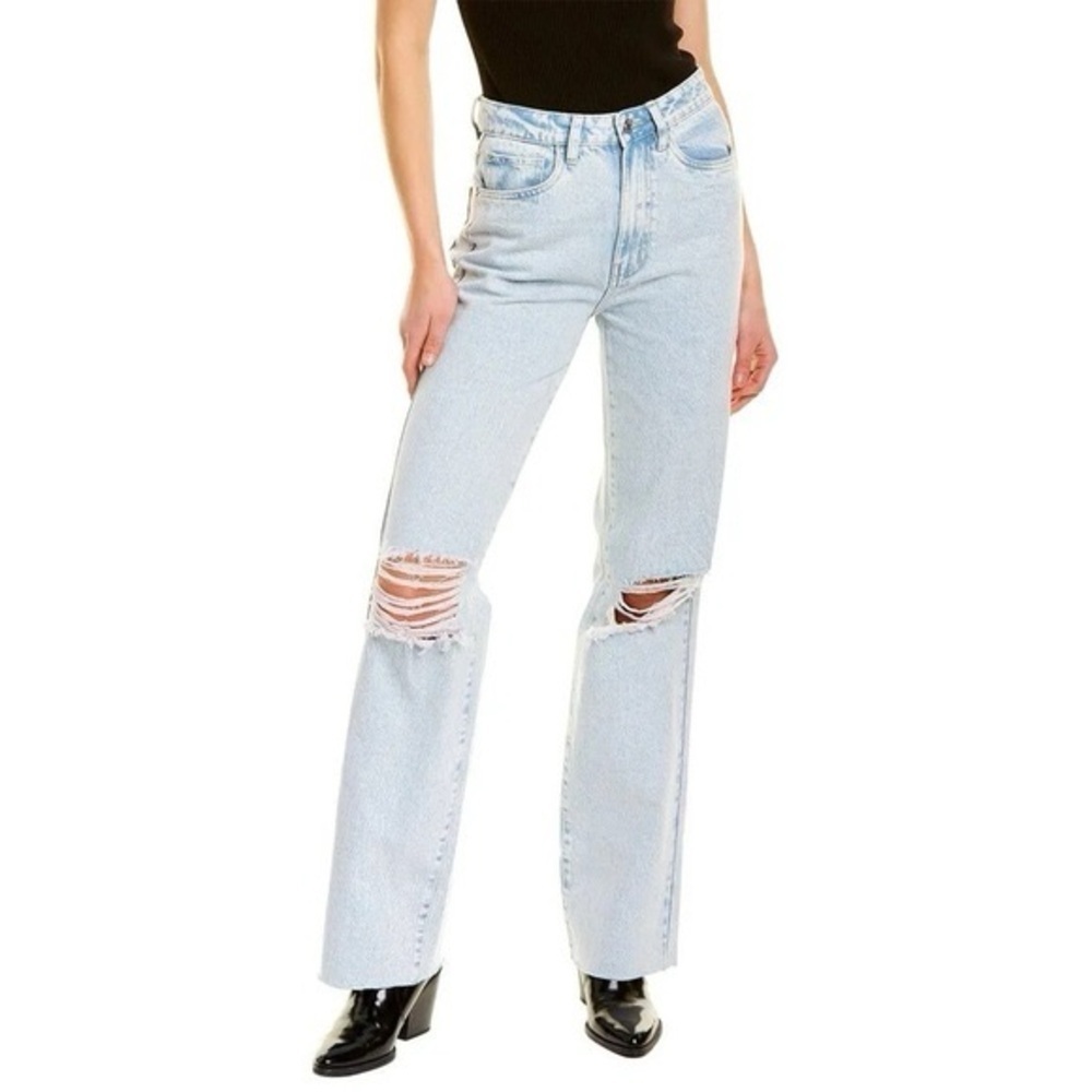 WeWoreWhat Distressed Straight Jeans Size 27 – 100% Cotton, 32” Inseam
